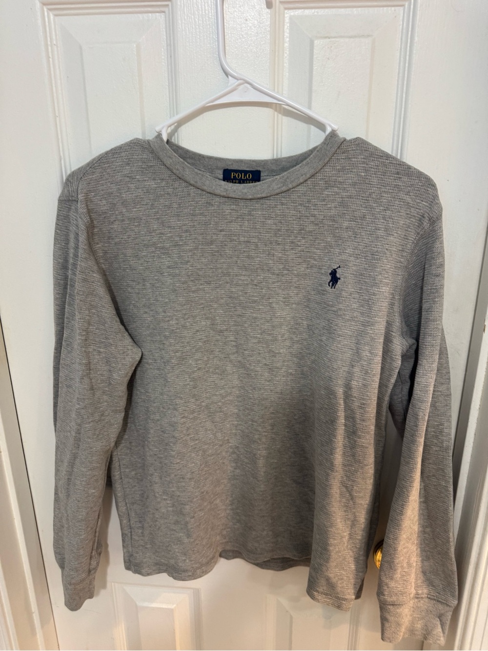 Polo Ralph Lauren Boys Grey Thermal Top